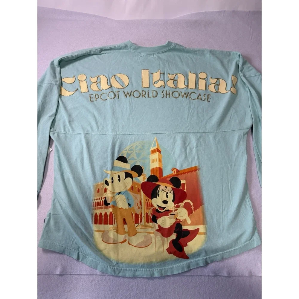 Disney Epcot World Showcase Italy Ciao Italia! Spirit Jersey Large Italian Epcot